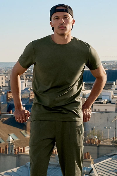 Conquer Reform Crewneck Short Sleeve - Green Olive