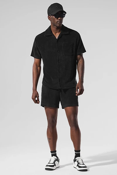 Coastal Terry Button Up
