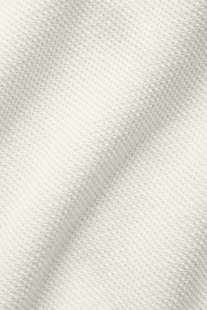 Sports Club Sweater Knit Polo - Ivory