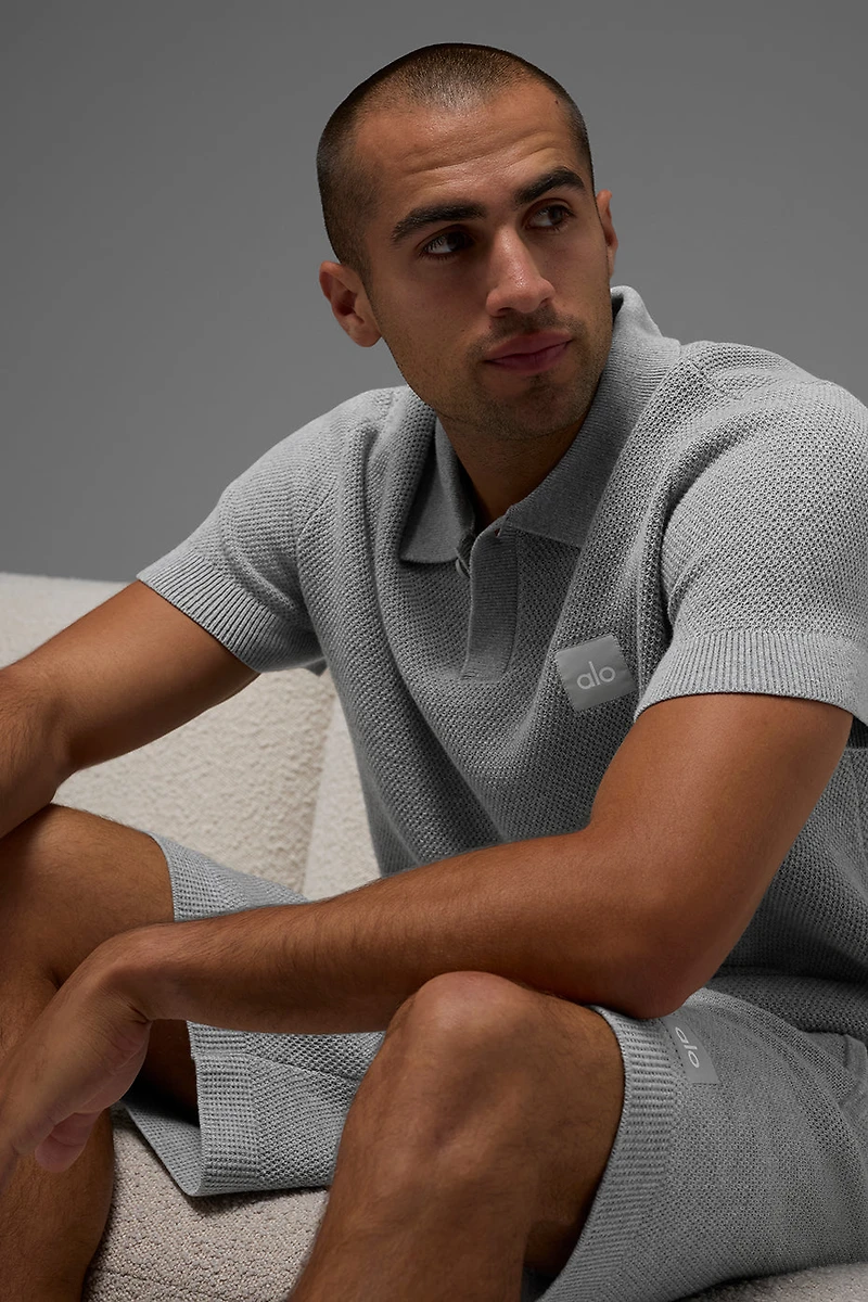 Sports Club Sweater Knit Polo