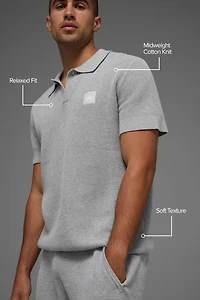 Sports Club Sweater Knit Polo