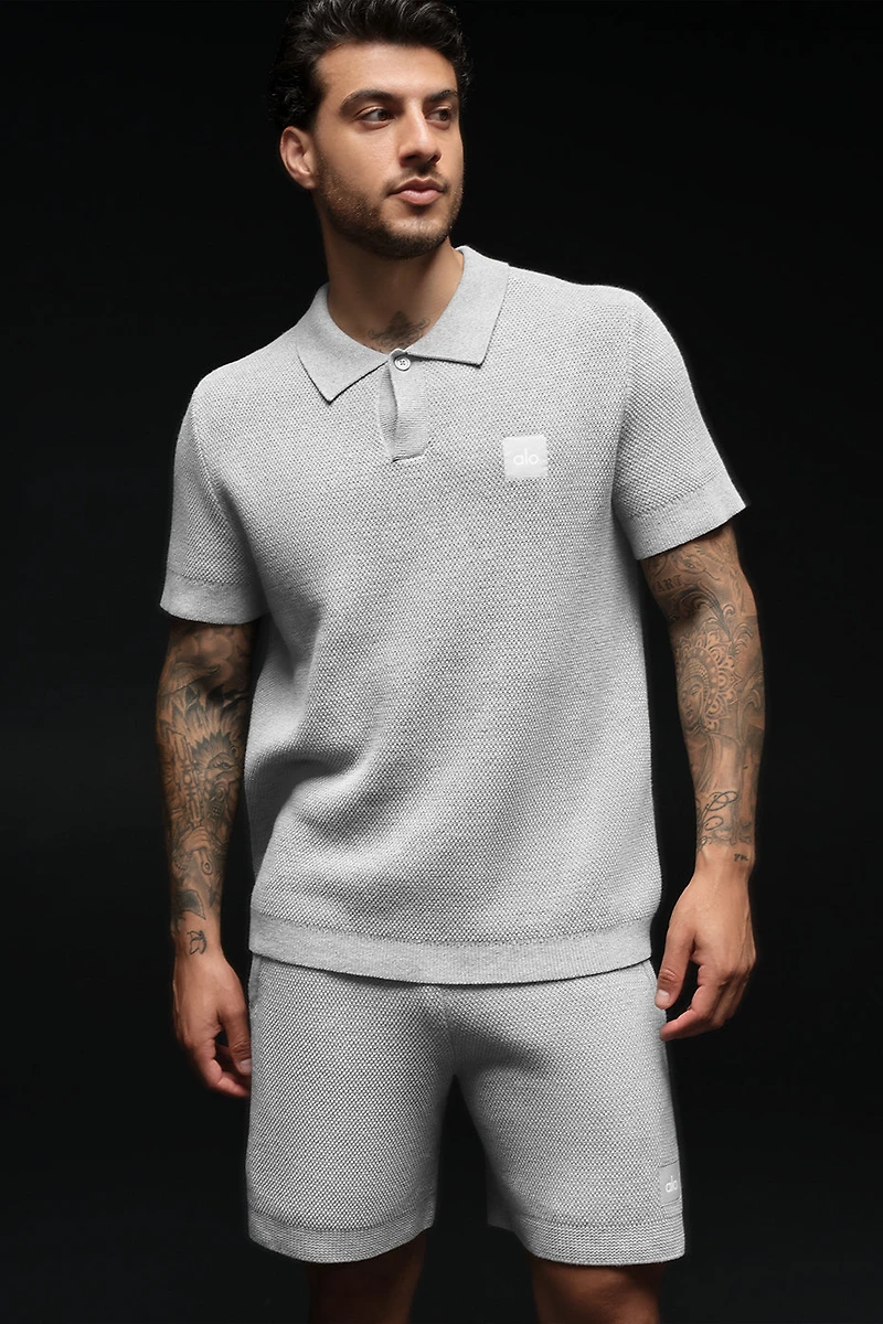 Sports Club Sweater Knit Polo