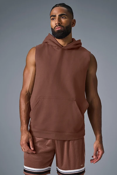 Renown Sleeveless Hoodie - Chestnut