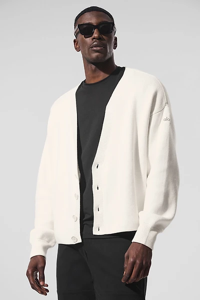 Scholar Cardigan Sweater - Ivory