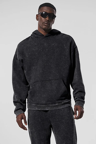 Chill Vintage Wash Hoodie - Black