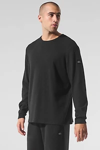 Elevate Waffle Long Sleeve Crew