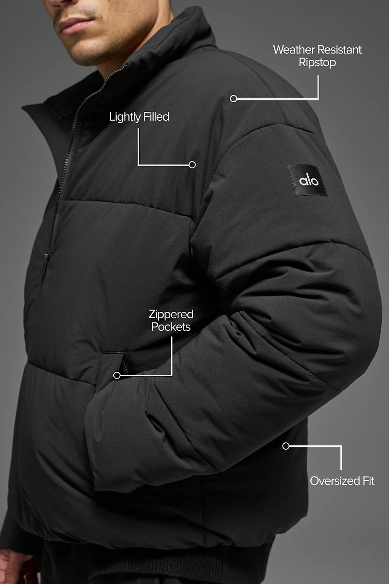 Stretch Woven Street Puffer
