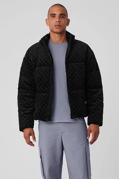 Debossed Corduroy Stage Puffer