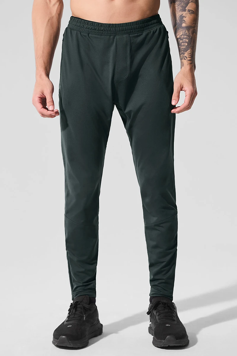 Conquer React Performance Pant - Charcoal Green