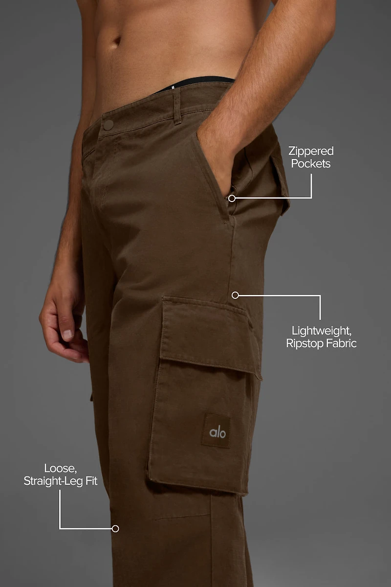 Cargo Ripstop Trouser - Espresso