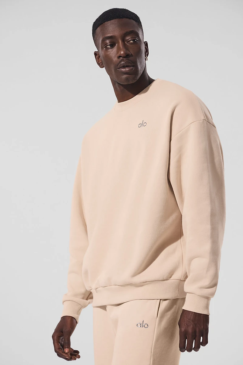 Accolade Crew Neck Pullover - Macadamia