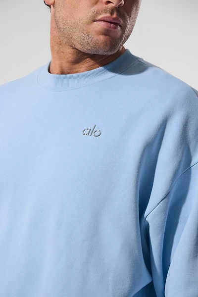 Accolade Crew Neck Pullover - Seashell Blue