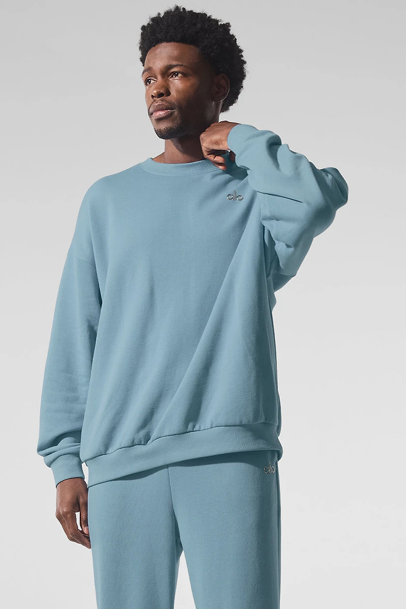 Accolade Crew Neck Pullover - Celestial Blue