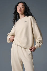 Accolade Crew Neck Pullover - Oat Milk