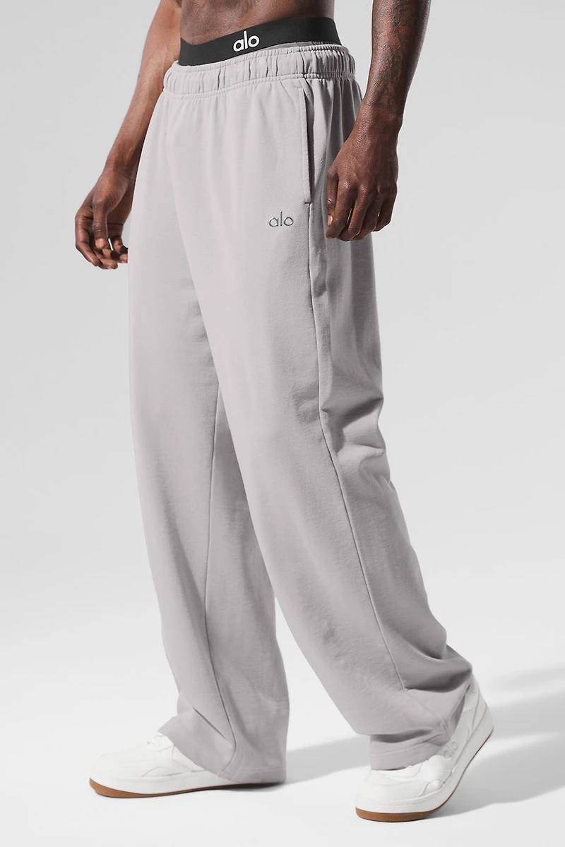 Washed Accolade Straight Leg Sweatpant - Grey Sky Wash