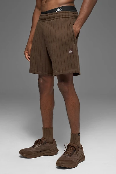 7" Pinstripe Short - Espresso