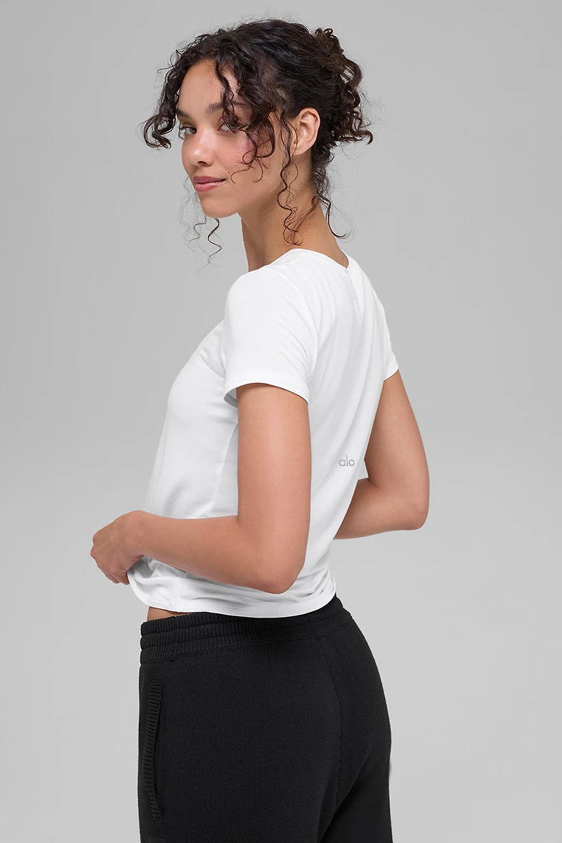 All Day Short Sleeve - White