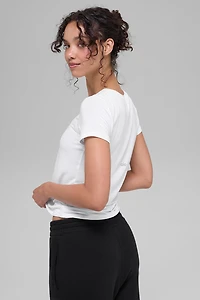 All Day Short Sleeve - White