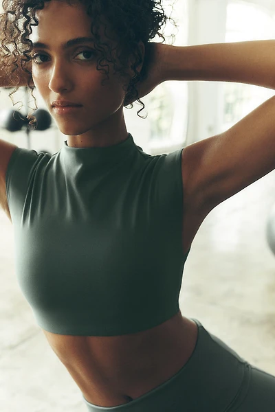 ALO Softsculpt Capped Out Short Sleeve - Clover Green