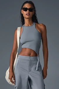 Alosoft Ribbed Revelation Tank - Steel Grey