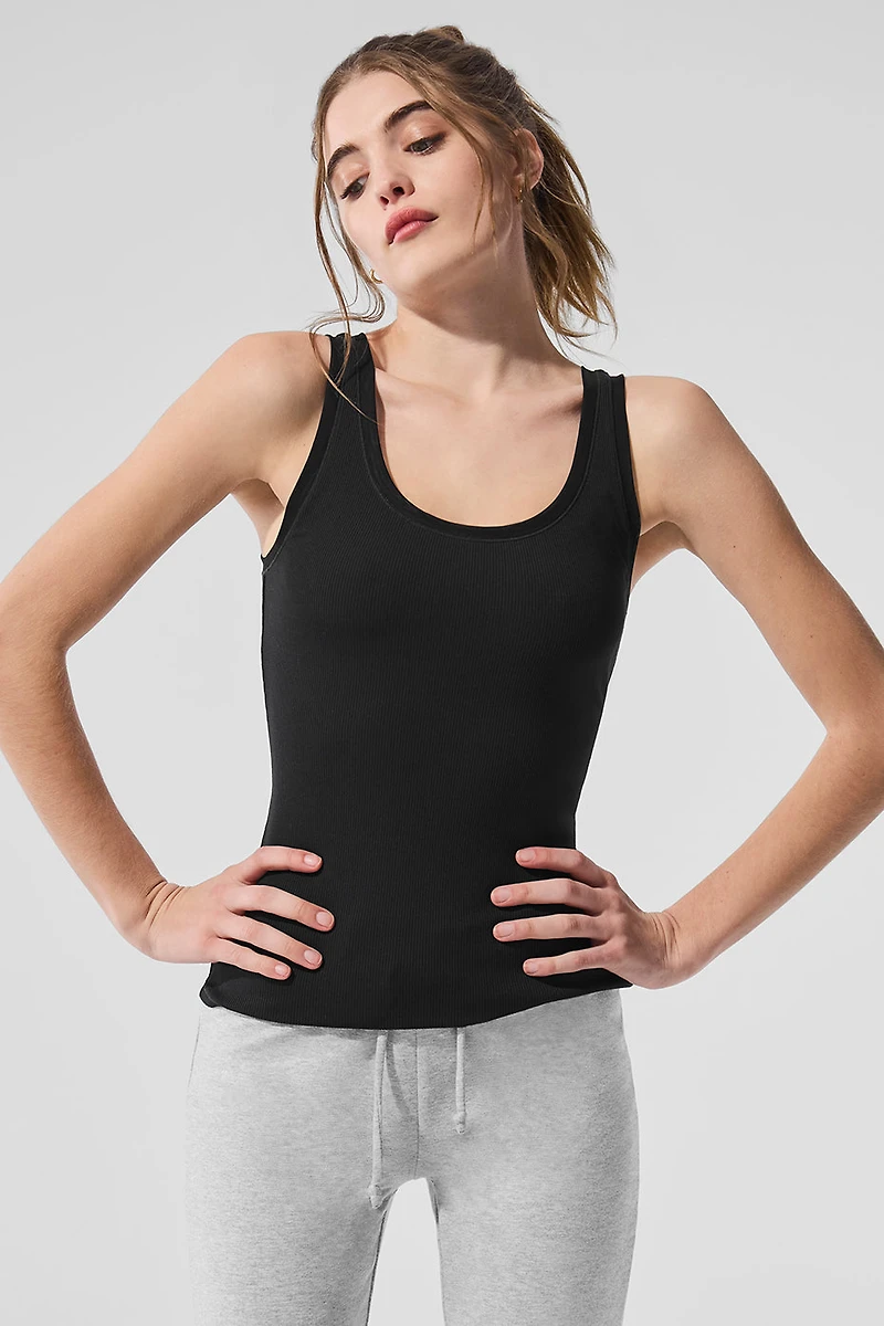 Ribbed Mesh Secret Tank