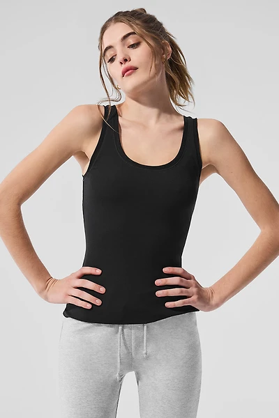 Ribbed Mesh Secret Tank