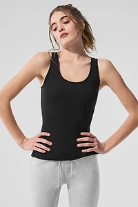 Ribbed Mesh Secret Tank