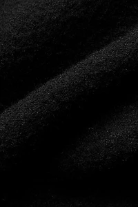 Seamless Winter Warm Plush Tank - Black