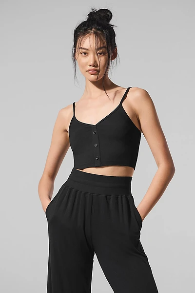 Ribbed Delicate Lounge Tank