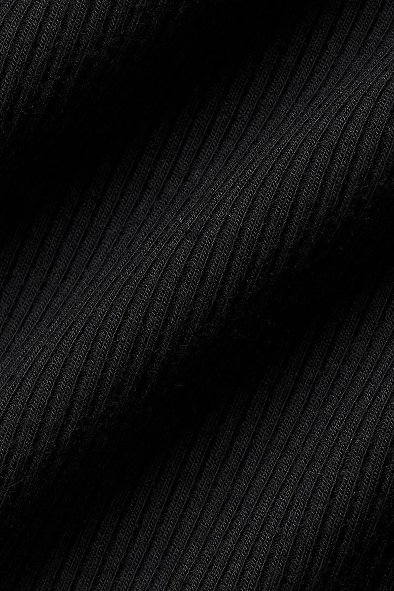 Ribbed Prosper Tank - Black