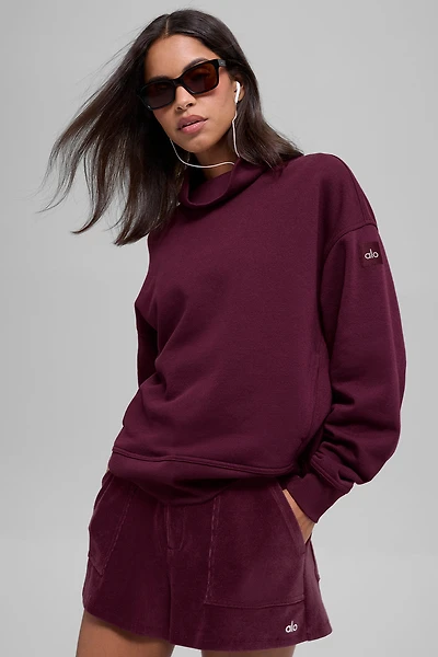 Hazy Mock Neck Pullover