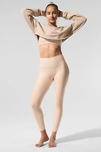 Extreme Cropped Pullover - Macadamia