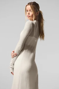 Sheer Cashmere Long Cardigan - Ivory