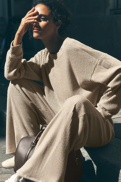 Muse Crew Neck Pullover - Gravel Heather