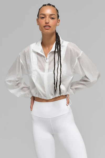 Game Time Full Zip Jacket - White