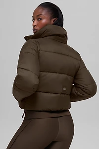 Gold Rush Puffer - Espresso