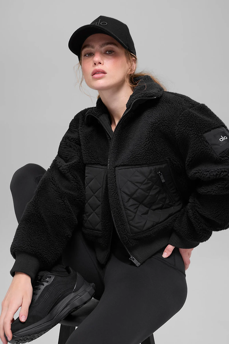 Sherpa Edge Bomber - Black