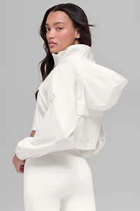 Cropped Playmaker Jacket - Ivory