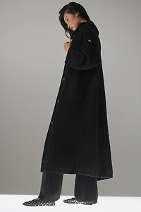 Cashmere Northstar Long Cardigan - Black