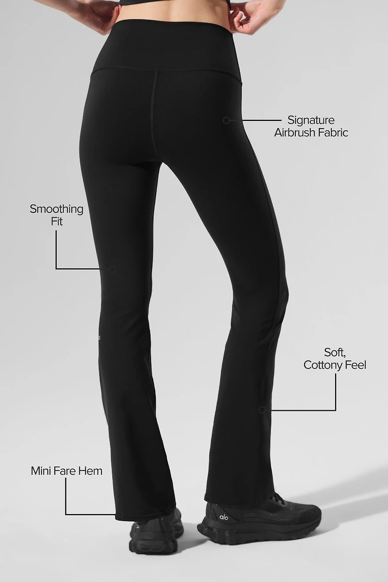 Airbrush High-Waist Bootcut Legging