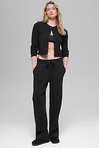 Snuggle Up Sweater High-Waist Wide Leg Pant
