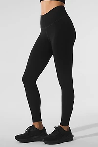 Seamless Winter Warm Plush High-Waist 7/8 Legging