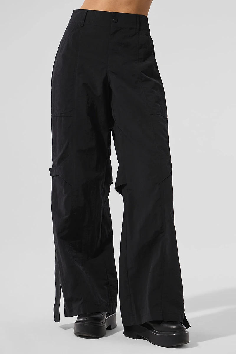 High-Waist Voyager Trouser - Black