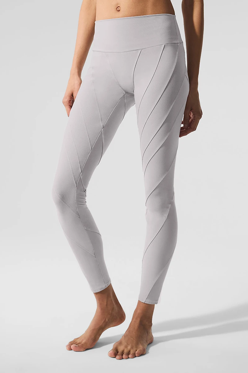 Washed Alosoft High-Waist Sunray Legging - Grey Sky Wash
