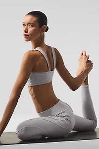 Washed Alosoft High-Waist Sunray Legging - Grey Sky Wash