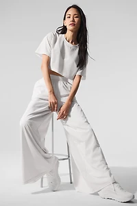 Mesh Mirage Trouser - White