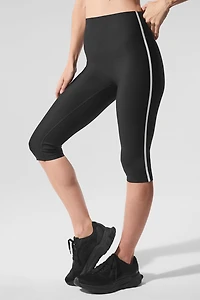 Airlift High-Waist Super Sleek Contrast Capri