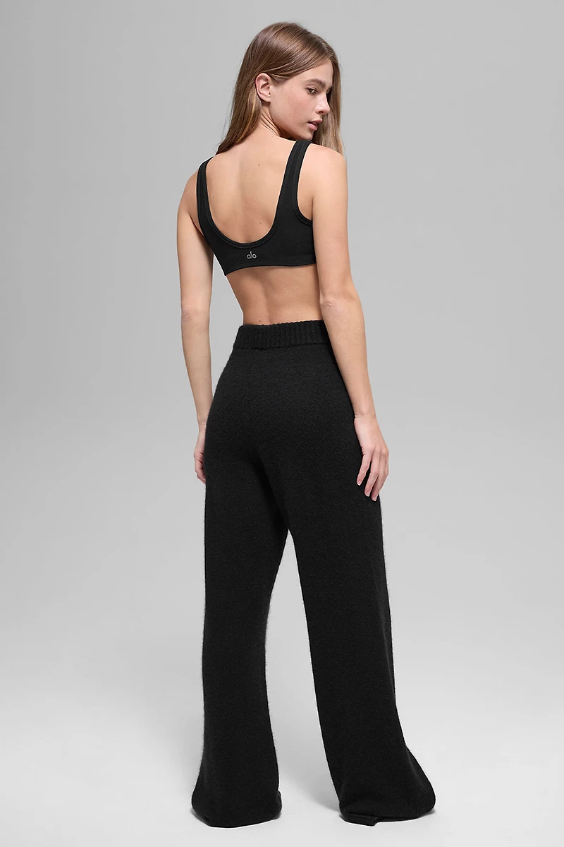 Cashmere High-Waist New Class Wide Leg Pant