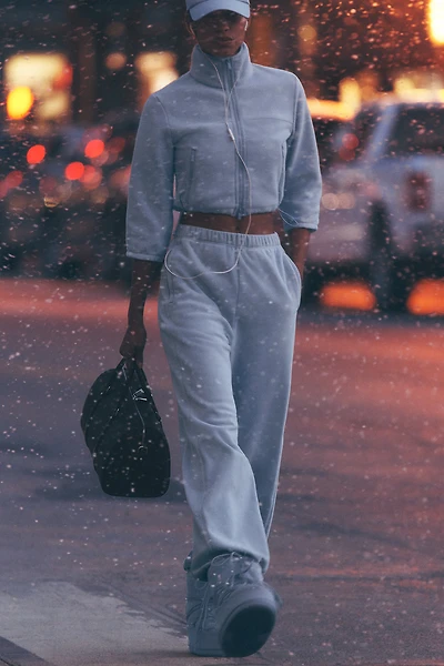 Polar Fleece High-Waist Retreat Jogger - Winter Frost