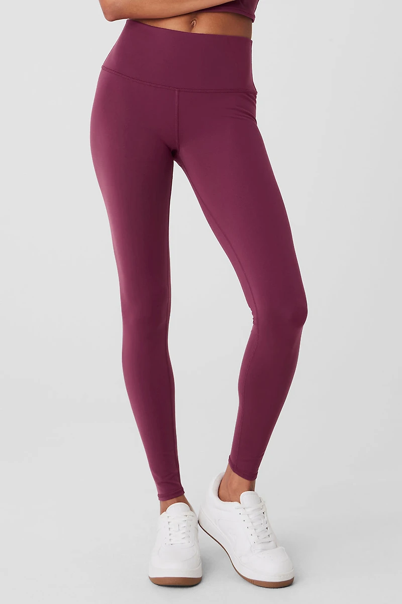 High-Waist Airbrush Legging - Wild Berry